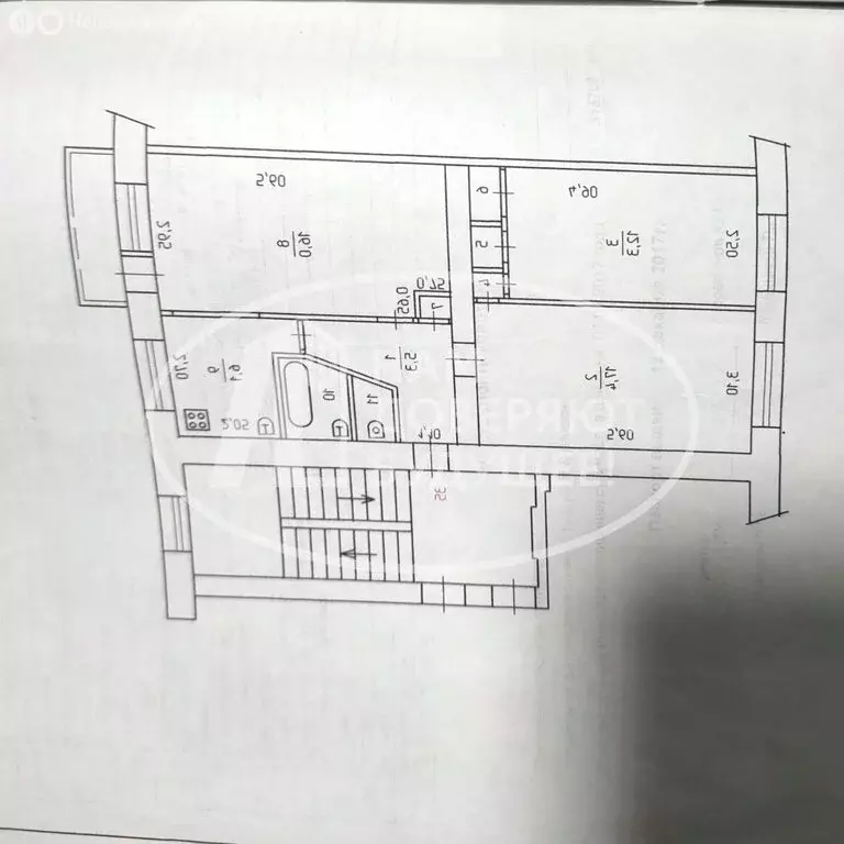 3-комнатная квартира: Кунгур, улица Ситникова, 80 (58.9 м) - Фото 1