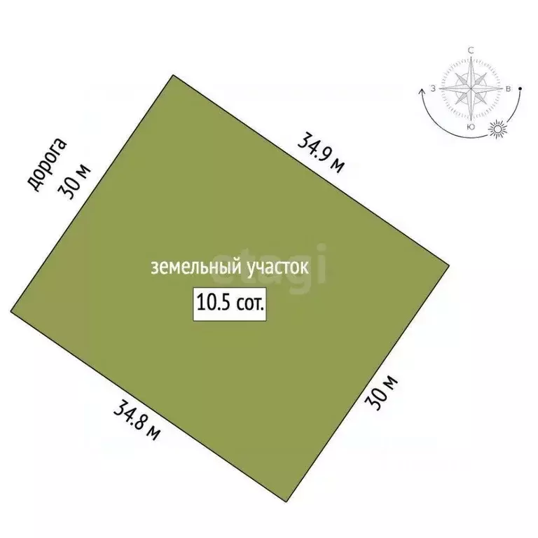 Участок в Костромская область, Кострома Соколиное Гнездо кп, 1 (10.5 ... - Фото 1