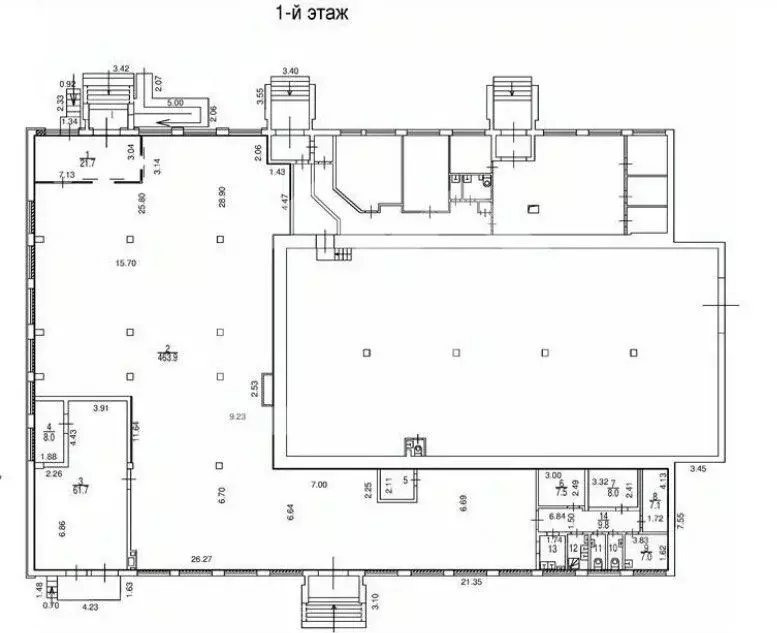 Помещение свободного назначения в Москва Луговой проезд, 11 (612 м) - Фото 2