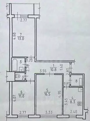 3-к кв. Удмуртия, Ижевск ул. Холмогорова, 26 (65.3 м) - Фото 2