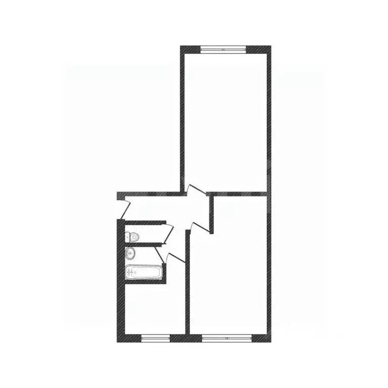 2-к кв. Алтайский край, Барнаул ул. Энтузиастов, 25 (47.2 м) - Фото 2