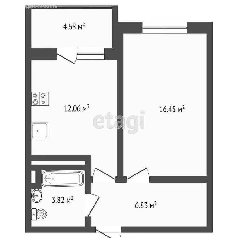1-комнатная квартира: Самара, проспект Карла Маркса, 200 (39.2 м) - Фото 1