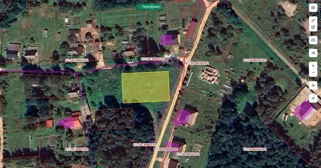 Участок в Смоленская область, Смоленский муниципальный округ, д. ... - Фото 1