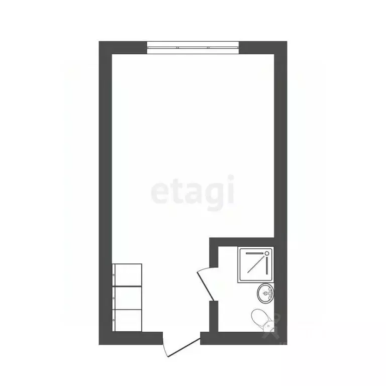 Студия Воронежская область, Воронеж ул. Урицкого, 88 (14.0 м) - Фото 1