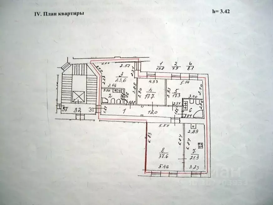 4-к кв. Санкт-Петербург наб. Крюкова Канала, 4 (153.0 м) - Фото 0