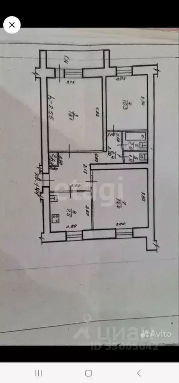3-к кв. Забайкальский край, Чита Угданская ул., 40 (66.4 м) - Фото 2