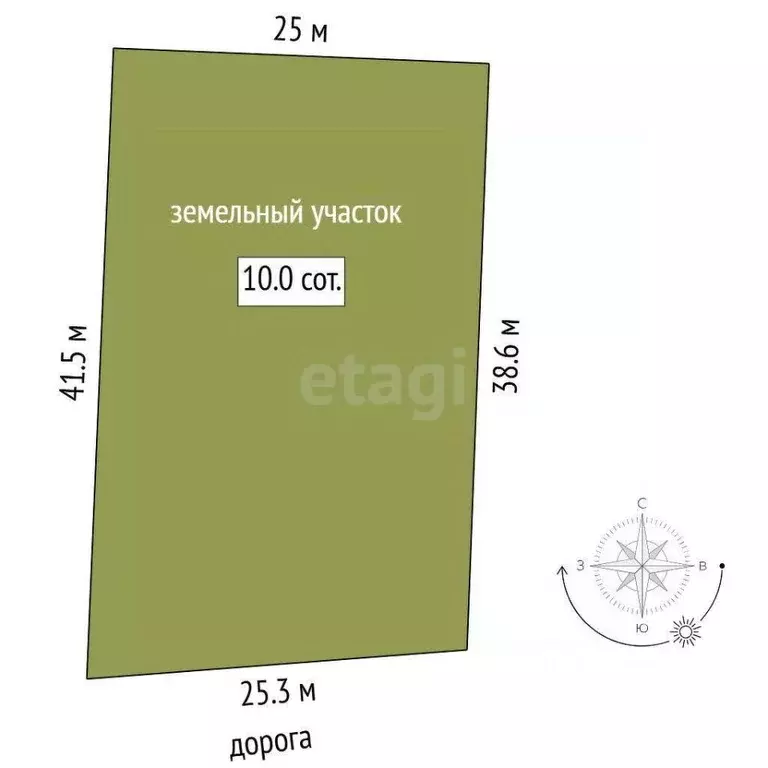 Участок в Тюменская область, Нижнетавдинский муниципальный округ, ... - Фото 2