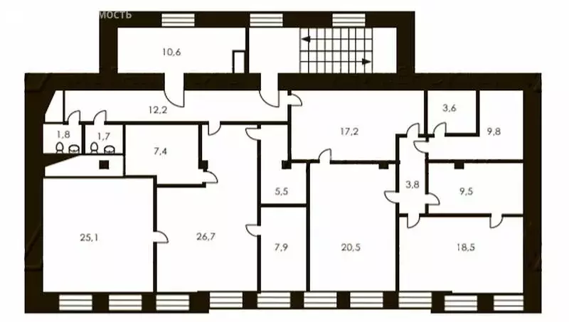 Офис (195 м) - Фото 1