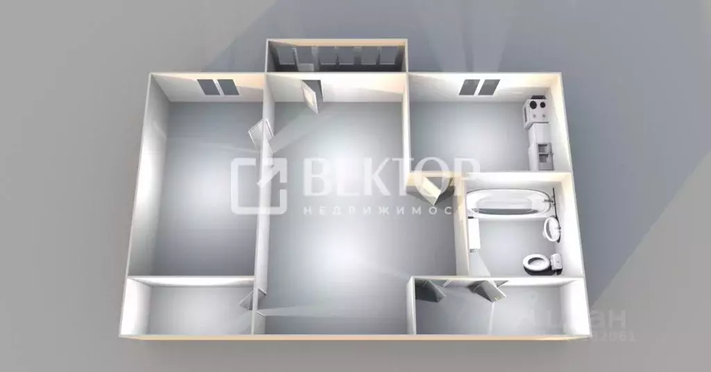 2-к кв. Костромская область, Кострома Никитская ул., 53 (44.0 м) - Фото 2