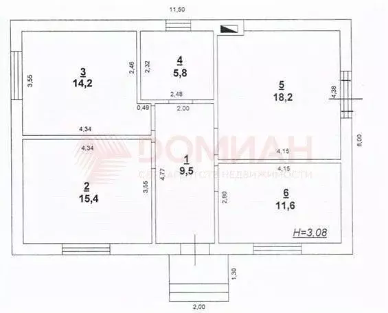 Дом в Ростовская область, Мясниковский район, Краснокрымское с/пос, ... - Фото 1