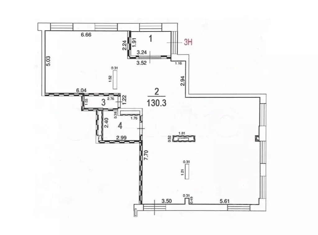 Помещение свободного назначения в Москва Новочеремушкинская ул., 27 ... - Фото 2