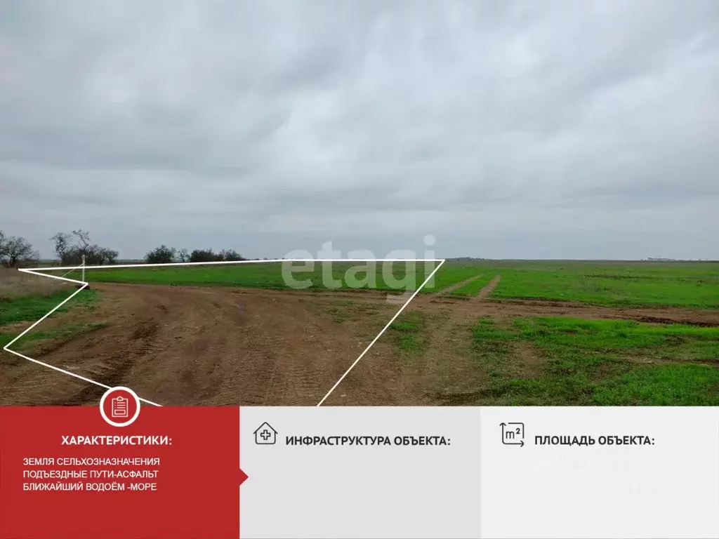 Участок в Крым, Сакский район, с. Уютное, Уютная Гавань мкр  (876.76 ... - Фото 1