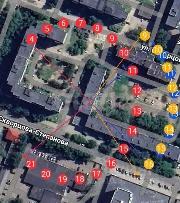2-к кв. Тверская область, Тверь ул. Скворцова-Степанова, 26 (48.0 м) - Фото 2