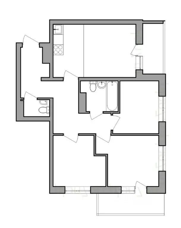 4-к кв. Иркутская область, Иркутск Ново-Ленино мкр, Территория 1-й ... - Фото 1