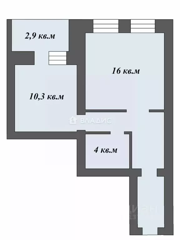 1-к кв. Рязанская область, Рязань Полевая ул., 80 (42.4 м) - Фото 1