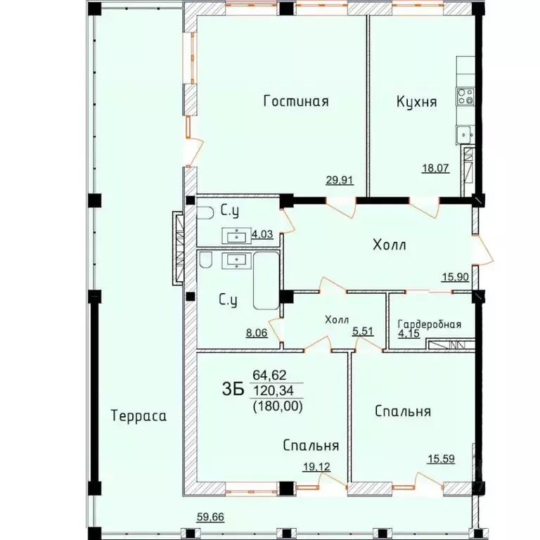 3-к кв. Дагестан, Дербент ул. Графа Воронцова, 78скА-6 (180.0 м) - Фото 0