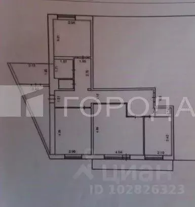 3-к кв. Томская область, Томск пос. Светлый, 15 (67.7 м) - Фото 2