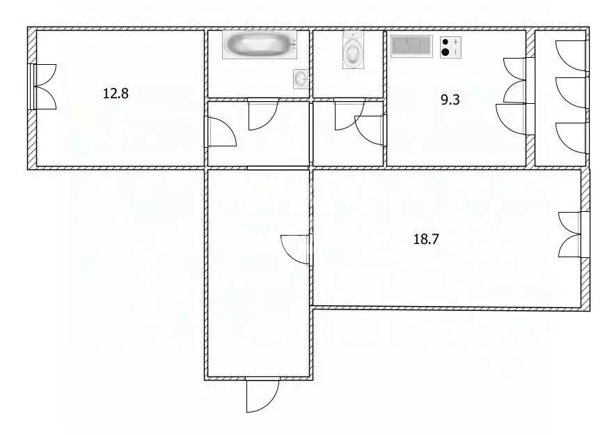 2-к кв. Ульяновская область, Ульяновск Ипподромная ул., 4А (56.0 м) - Фото 1