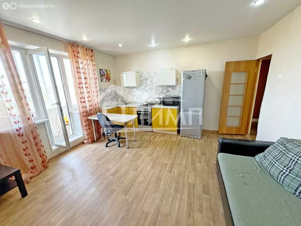 Квартира-студия: Челябинск, улица Руставели, 28 (41 м) - Фото 1
