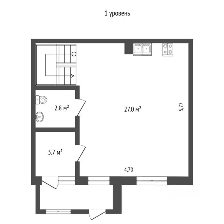 2-к кв. Тюменская область, Тюмень ул. Николая Глебова, 3 (69.6 м) - Фото 2