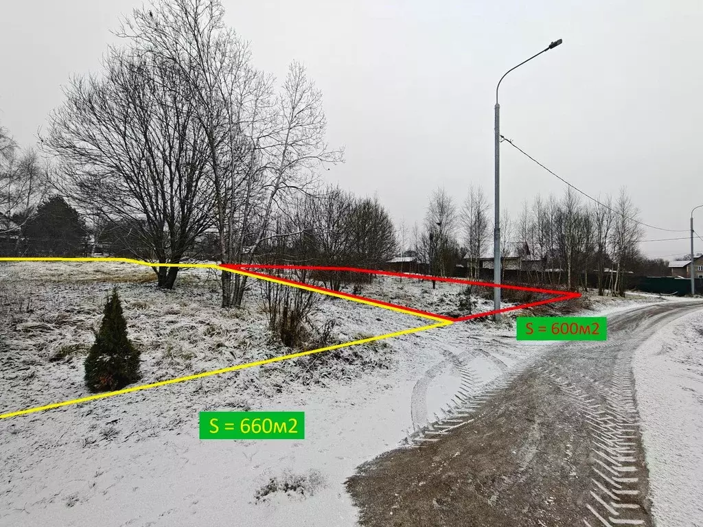 Участок в Москва д. Рождественно, 13А/1 (6.6 сот.) - Фото 1