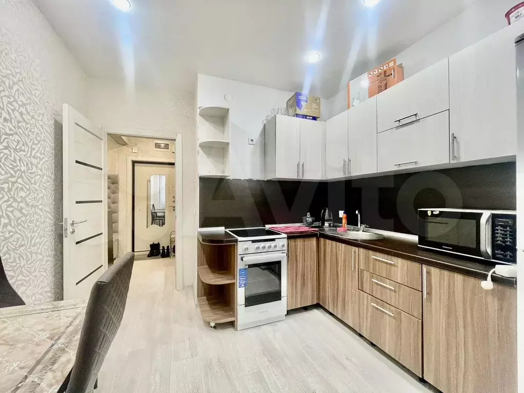 1-к. квартира, 35 м, 1/9 эт. - Фото 1
