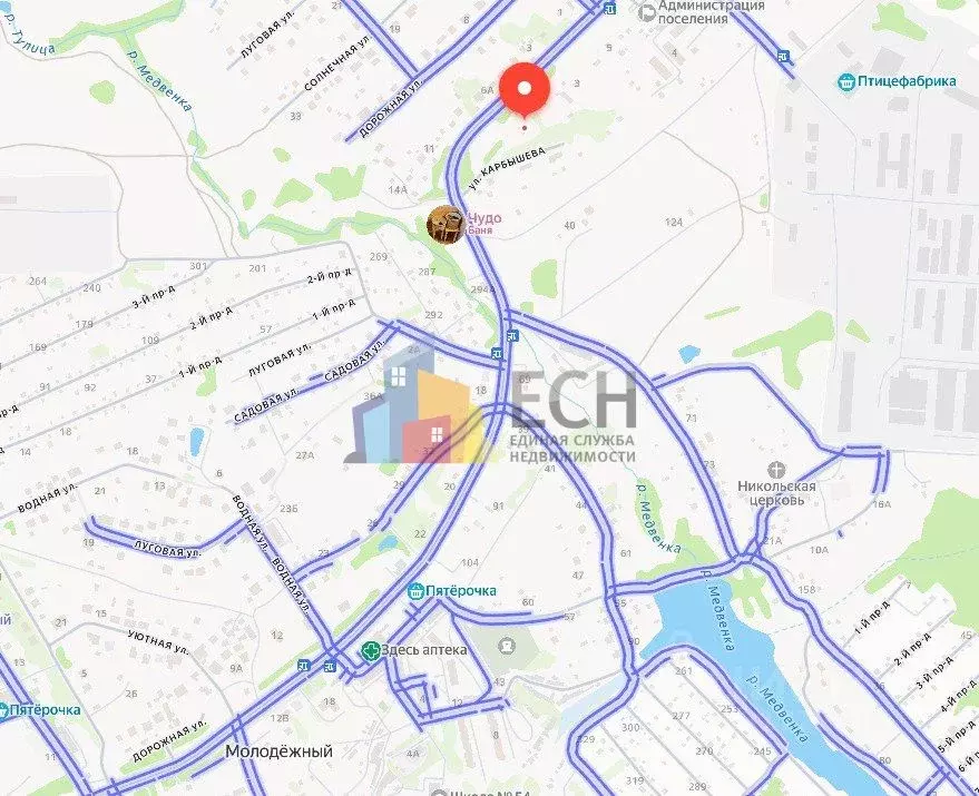 Участок в Тульская область, Тула городской округ, пос. Молодежный  ... - Фото 2
