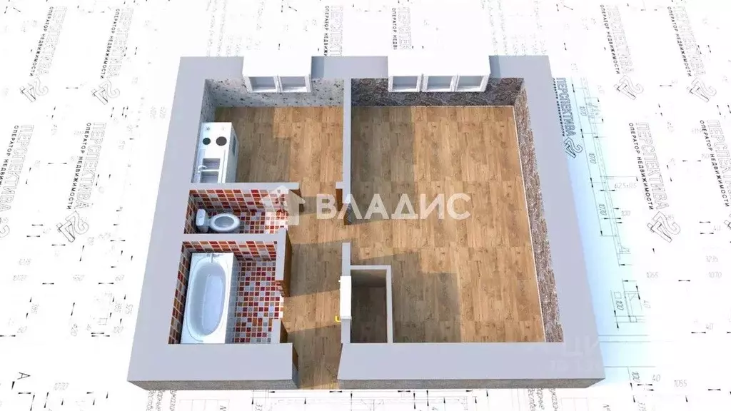 1-к кв. Иркутская область, Ангарск 18-й мкр, 3 (33.3 м) - Фото 2