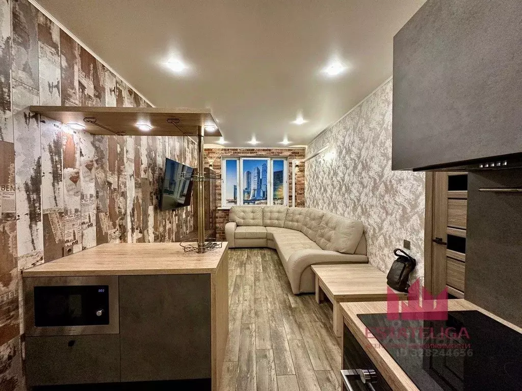 Квартира, 1 комната, 39.2 м - Фото 0