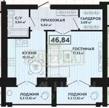 1-к кв. Марий Эл, Йошкар-Ола Красноармейская ул., 58 (52.04 м) - Фото 1