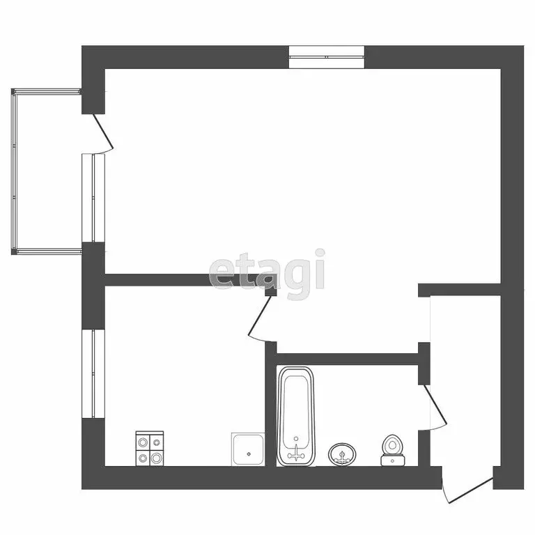 1-комнатная квартира: Саранск, улица Полежаева, 53 (36 м) - Фото 0