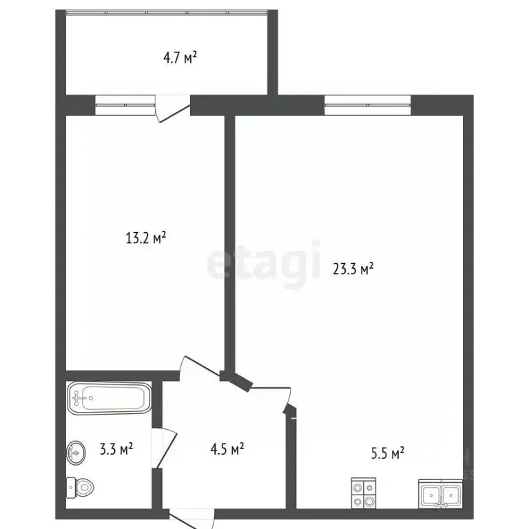 2-к кв. Алтайский край, Новоалтайск ул. Титова, 6А (54.2 м) - Фото 2