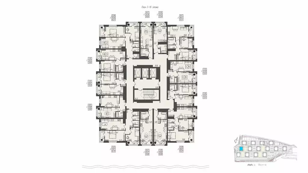 Квартира-студия: Волгоград, улица Степана Разина, 27/1 (25.65 м) - Фото 1
