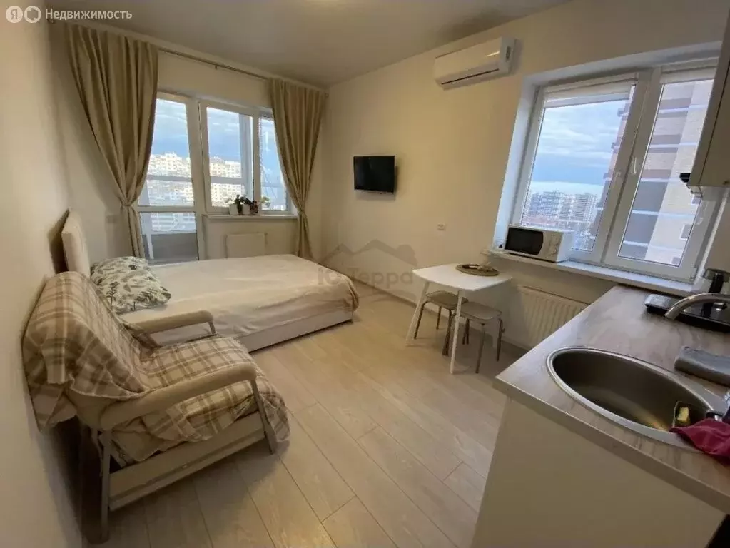Квартира-студия: Новороссийск, улица Котанова, 7к2 (25.6 м) - Фото 1