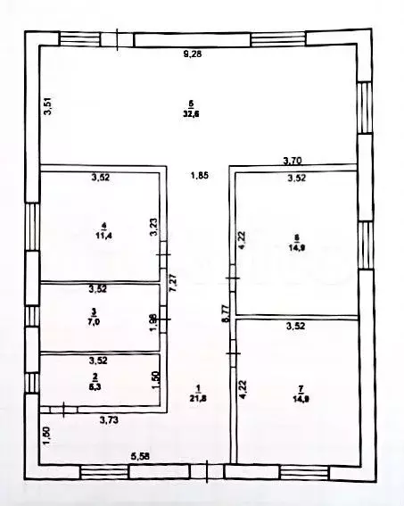 Дом 115 м на участке 6,7 сот. - Фото 1