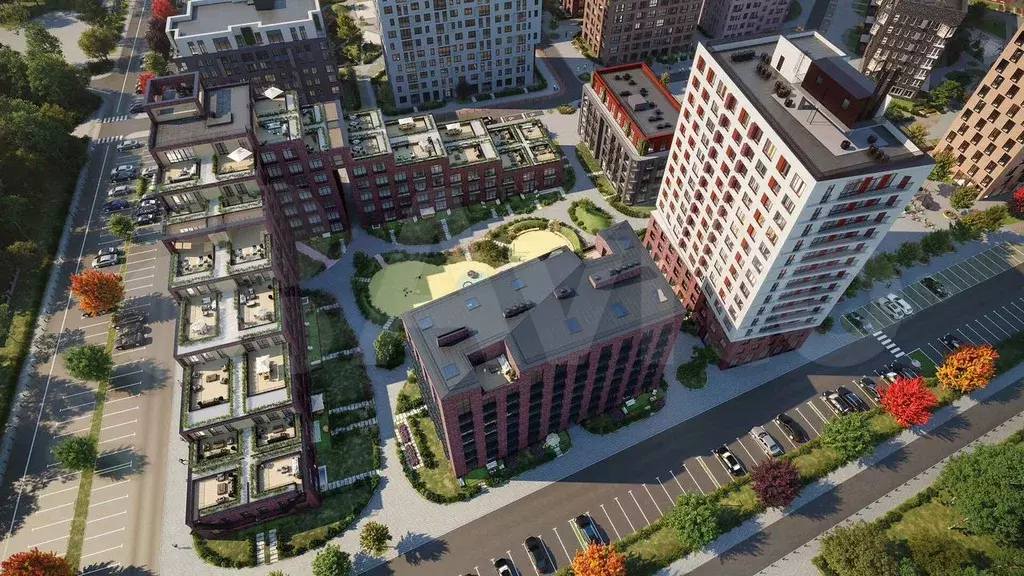 1-к. квартира, 34,6 м, 2/15 эт. - Фото 1