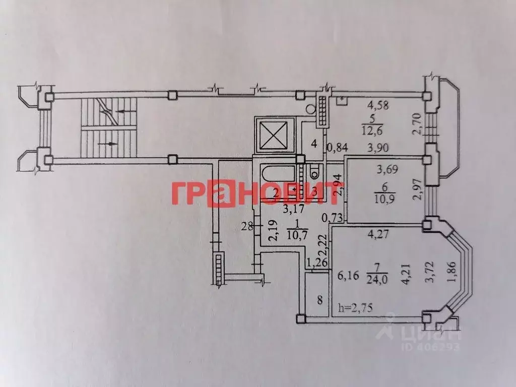 2-к кв. Новосибирская область, Новосибирск Кисловодская ул., 4 (66.3 ... - Фото 1