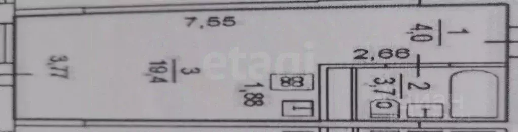 Студия Удмуртия, Ижевск ул. Архитектора П.П. Берша, 3к2 (27.0 м) - Фото 1