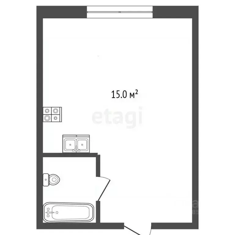 Студия Алтайский край, Барнаул ул. Юрина, 174 (11.3 м) - Фото 2