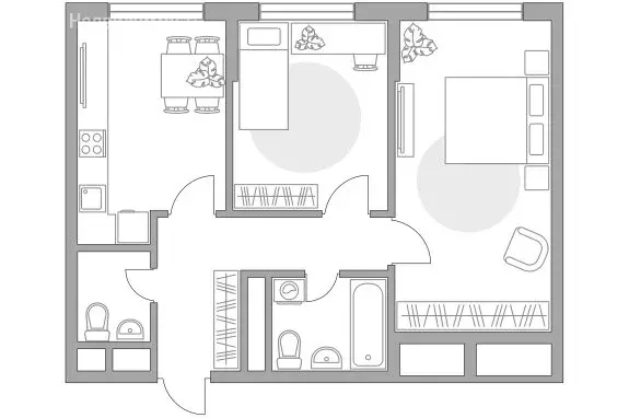 2-комнатная квартира: Балашиха, микрорайон Алексеевская Роща, жилой ... - Фото 1
