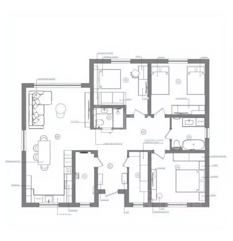 Дом в Калининградская область, Зеленоградск ул. Гагарина, 73 (145 м) - Фото 2