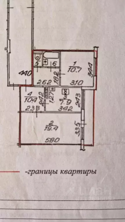 2-к кв. Санкт-Петербург просп. Ударников, 56к1Б (52.0 м) - Фото 2