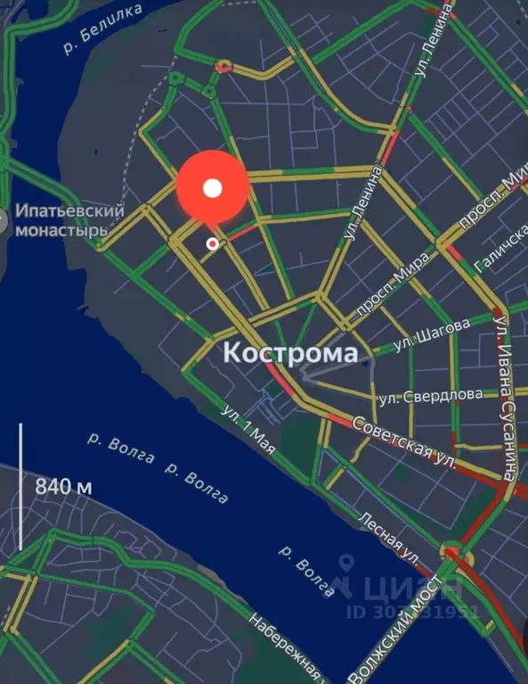 офис в костромская область, кострома ул. спасокукоцкого, 29\62д (40 м) - Фото 1