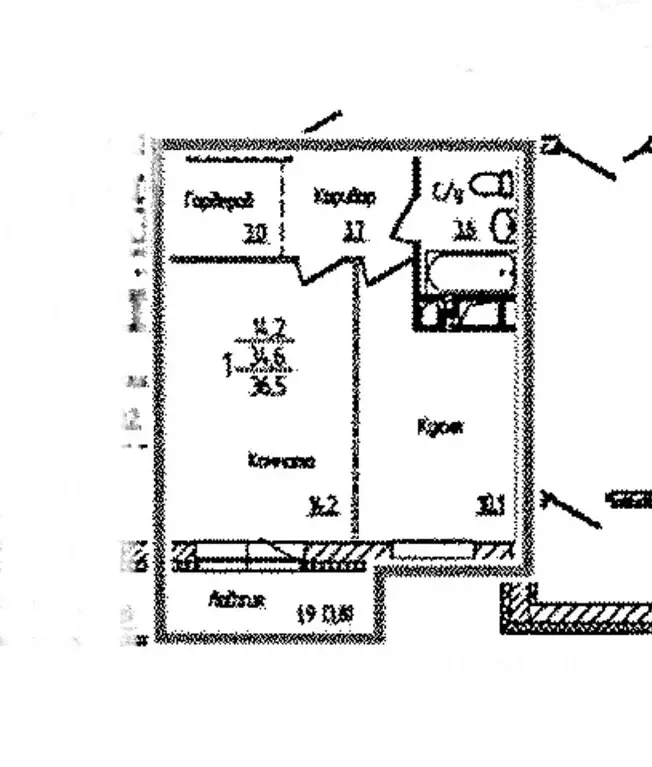 1-к кв. Пермский край, Пермь ул. Солдатова, 30Б (34.7 м) - Фото 2