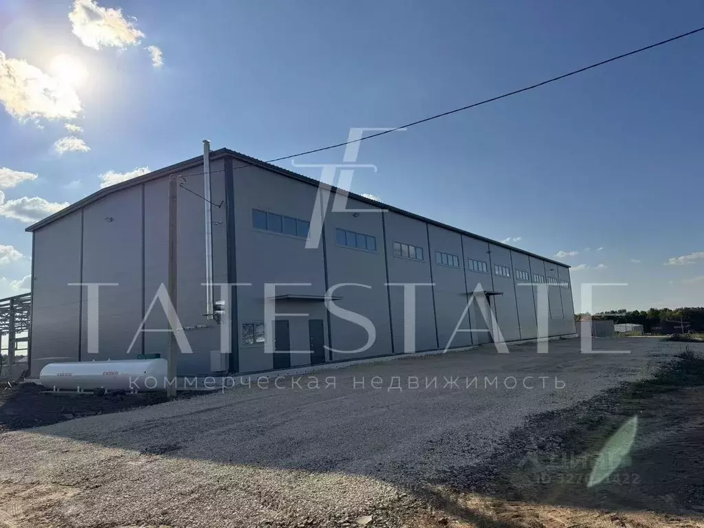 Склад в Татарстан, Пестречинский район, Шигалеевское с/пос, Городок ... - Фото 1