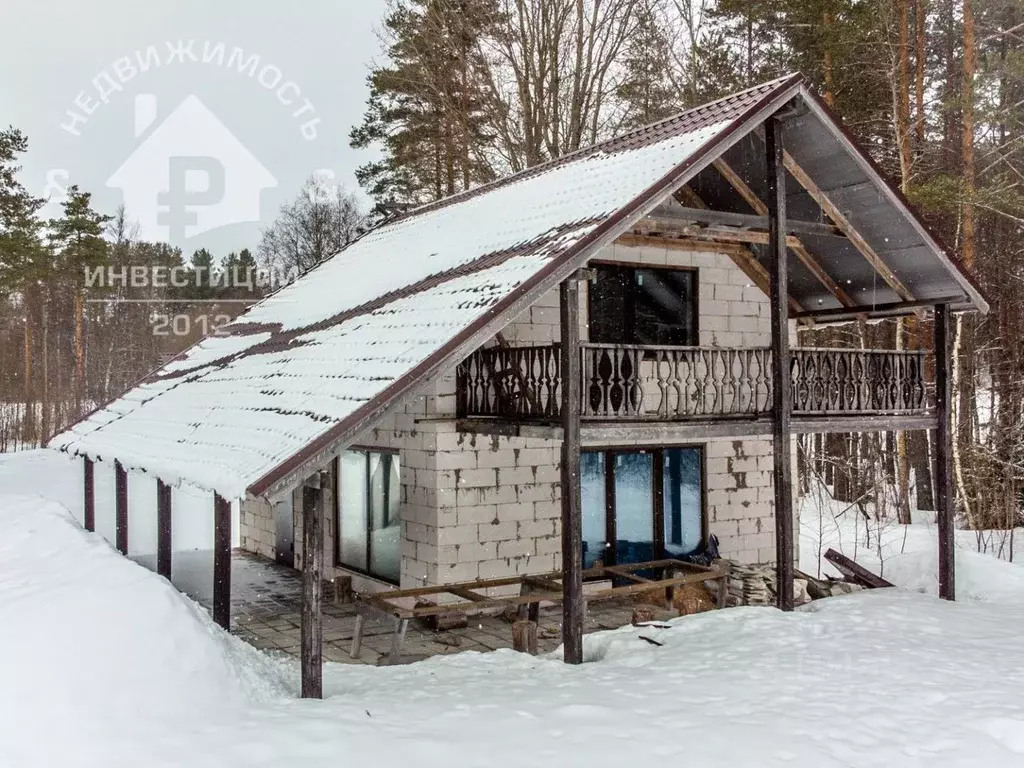 Дом в Карелия, Олонецкий район, Коверское с/пос, д. Нурмолицы  (96 м) - Фото 0