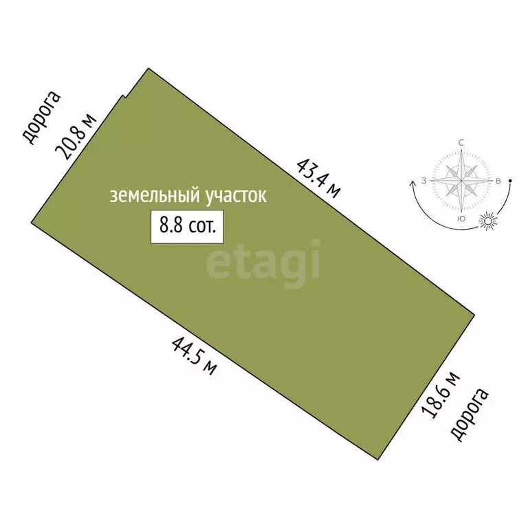 Дом в село Горьковка, Новая улица (65 м) - Фото 1