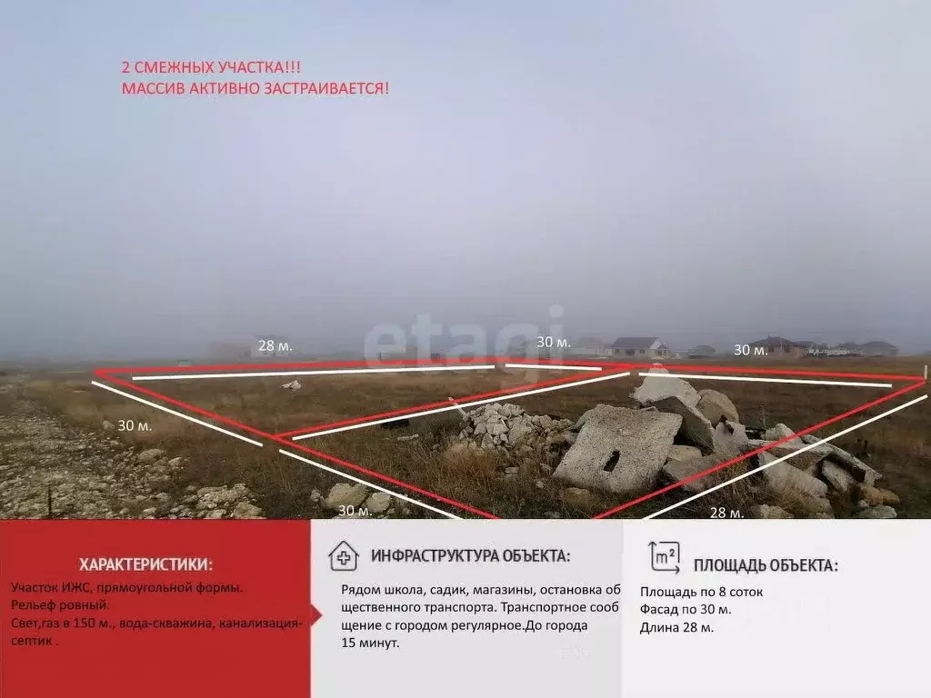 Участок в Крым, Симферопольский район, с. Трудовое ул. Мусы Мамута ... - Фото 1