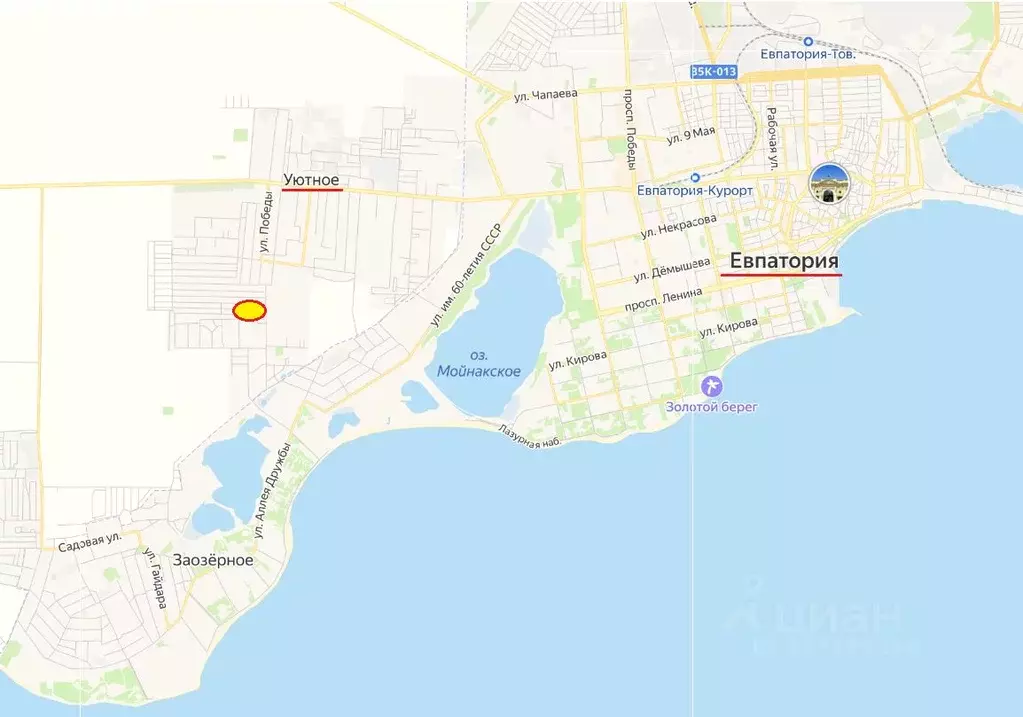 Участок в Крым, Сакский район, с. Уютное, Прибой СПК ул. Садовая, 49 ... - Фото 2