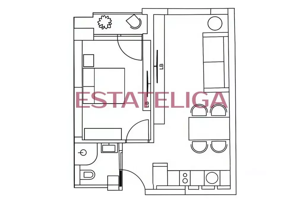 2-к кв. Москва Береговой проезд, 5Ак2 (45.0 м) - Фото 2